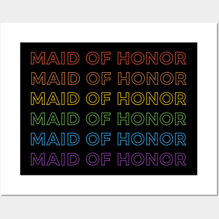 Rainbow Maid of Honor Posters and Art